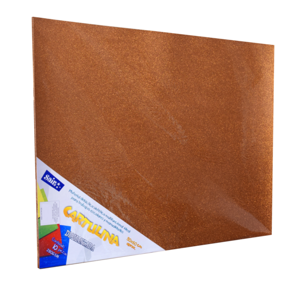 CARTULINA C/DIAMAN.50X60 C/10 NJA  SAIRA 060031 280GR NARANJA
