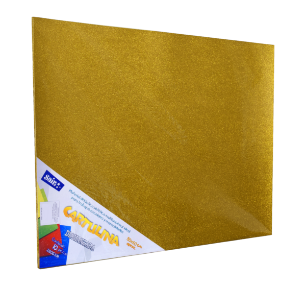 Z CARTULINA C/DIAMAN.50X60 C/10 ORO C.SA 060130 280GR ORO CEN