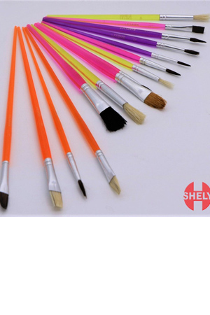 PINCEL DE PLASTICO ESCOLAR C/15    SHELY 780622 505-15C PINCE