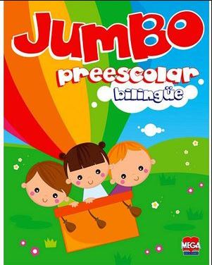 LIBRO P/COLOREAR JUMBO PREESCOL.BILINGUE