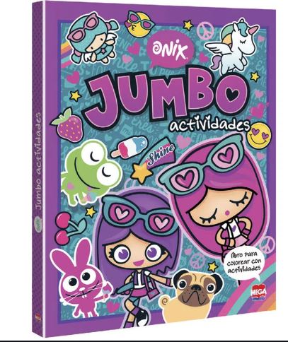 LIBRO ACT.P/COLOREAR JUMBO ONIX    LAROU