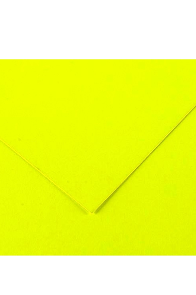 CARTULINA 50X65 IRIS AMARILLO FLUO.COLOR 303520 PLUS 180GRS C