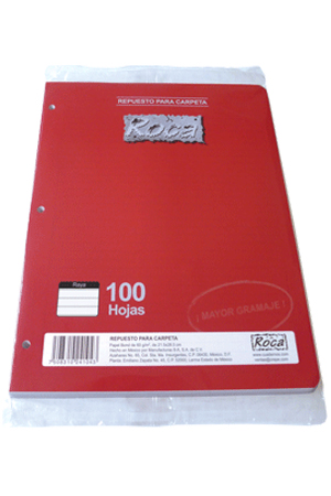BLOCK CARTA RAYA      100H 3PERF.   ROCA