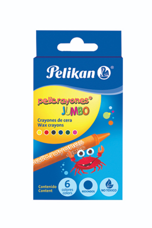 CRAYON JUMBO C/06 PELICRAYONES   PELIKAN