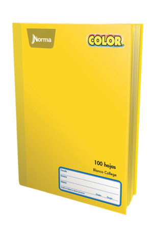 CUAD.COSIDO PROF BCO 100H NCOLOR   NORMA