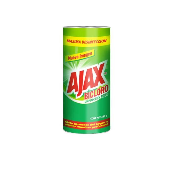 LIMPIADOR ABRASIV.POLVO BICLOR.388G AJAX 910072 920323