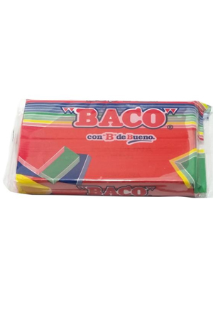 PLASTILINA MARQUETA ROJO            BACO