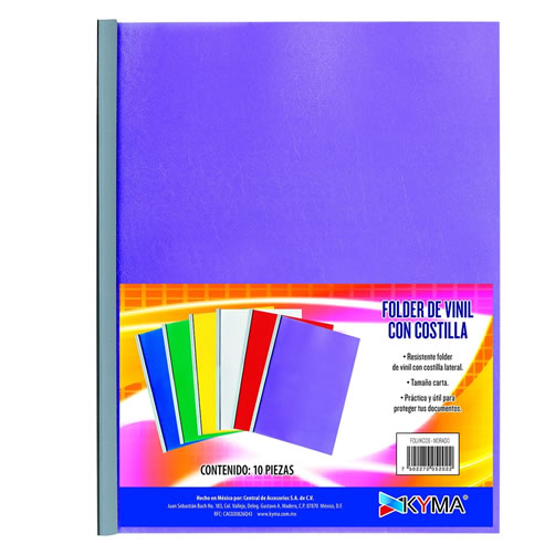 FOLDER T/C COSTILLA MORADO          KYMA