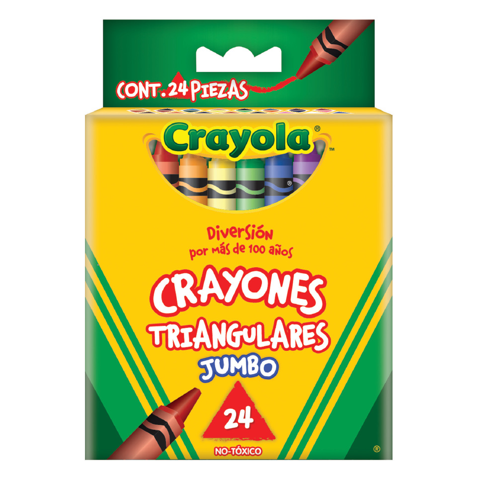 CRAYON JUMBO C/24 COLORES TR CRAYOLA