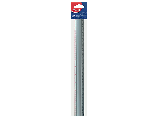REGLA SECRETARIAL ALUM.  30CMS.    SILCO 260358 26035ZM