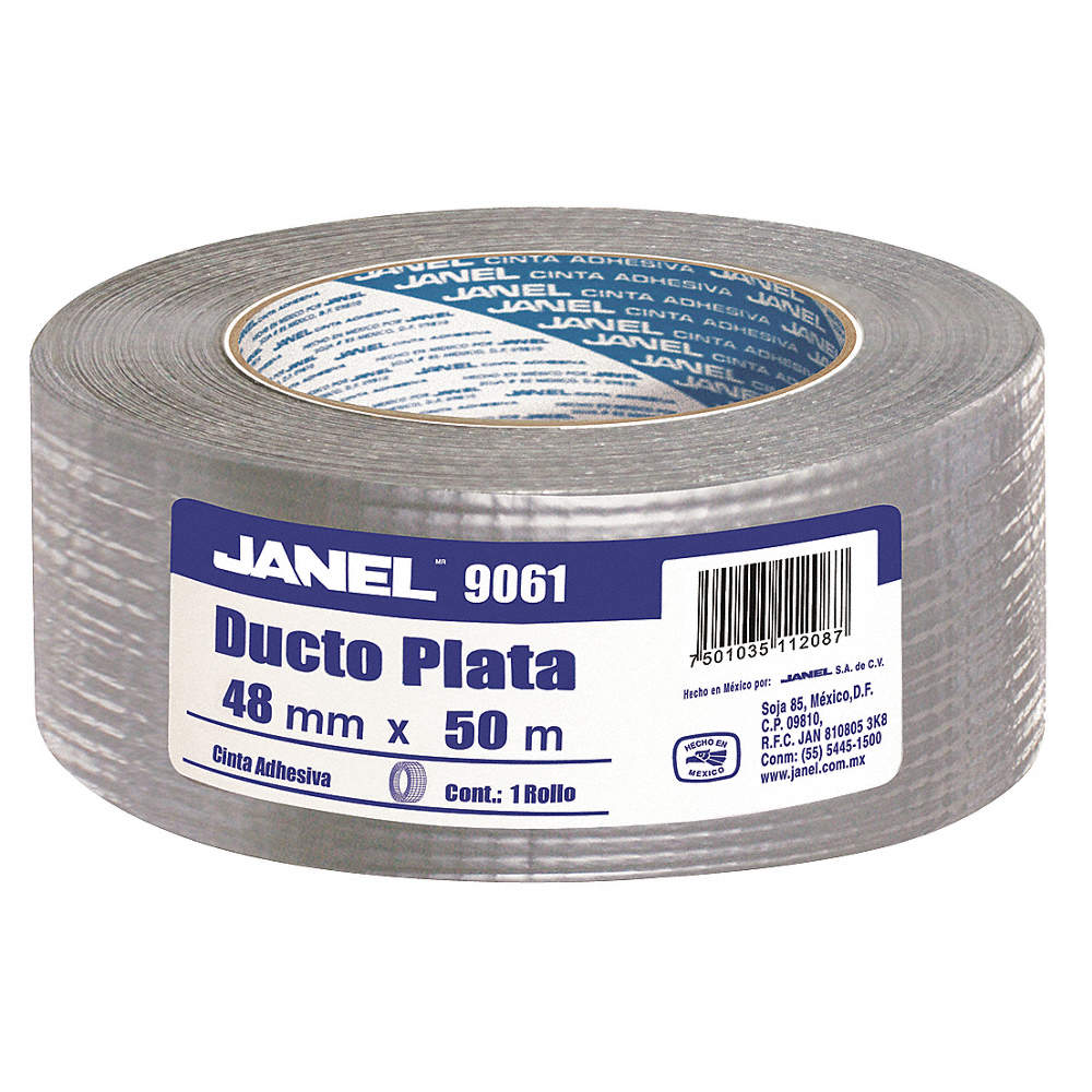 CINTA P/DUCTOS GRIS/PLATA 48X50    JANEL