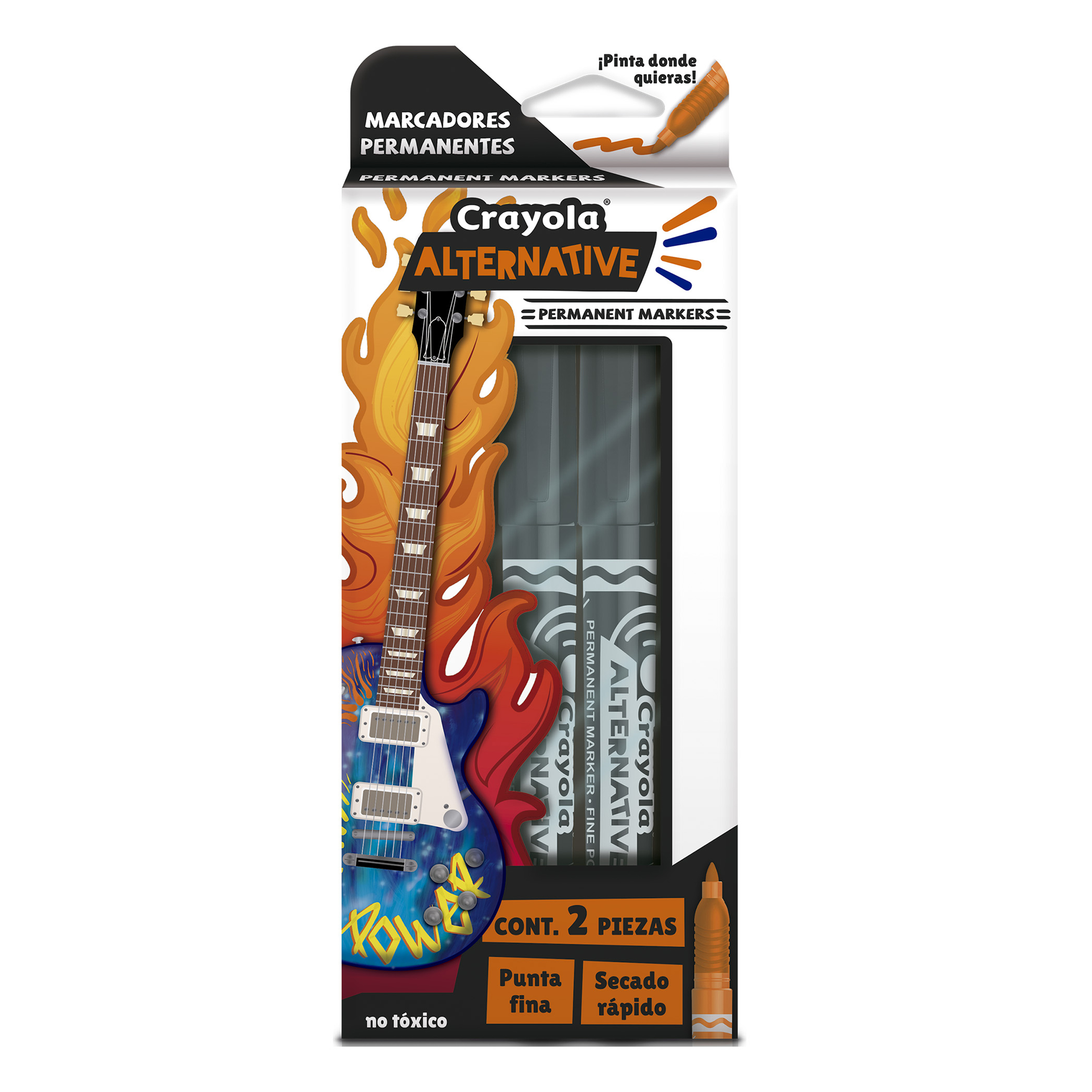 MARCADOR PERMANENT. PF C/02 SURT.CRAYOLA 265029 58-6502 ALTER