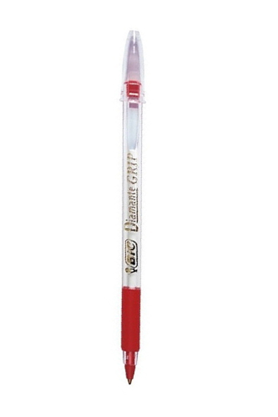BOLIGRAFO MED. DIAMANTE GRIP ROJO    BIC 134591 PROD.DESCONTI