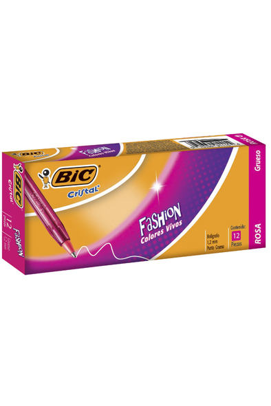 BOLIGRAFO MED. FASHION  ROSA         BIC