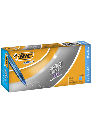 BOLIGRAFO P.F. CRISTAL PREC.Y S. TRQ BIC
