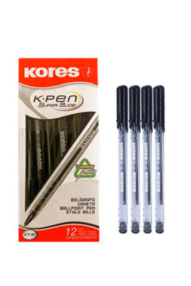 BOLIGRAFO MED. K1-M NEGR.C/GRIP TR KORES 397218 396211 048565