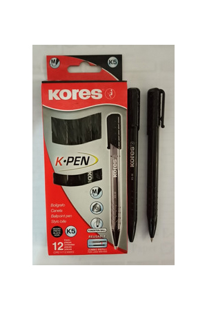 BOLIGRAFO MED. K5-M NEGR.C/GRIP TR KORES 375216 375209 (TRIAN