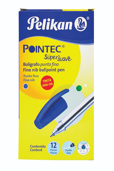 BOLIGRAFO P.F. POINTEC NGO  C/12 PELIKAN