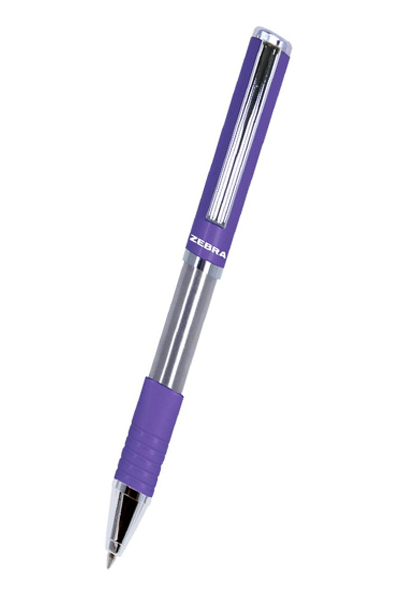 BOLIGRAFO MED. SLIDE MORADO        ZEBRA 7902-05 TITNA NEGRA