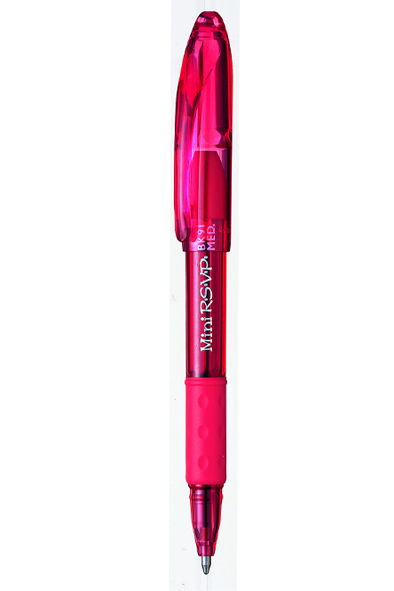 BOLIGRAFO MED. RSVP MINI ROJO     PENTEL