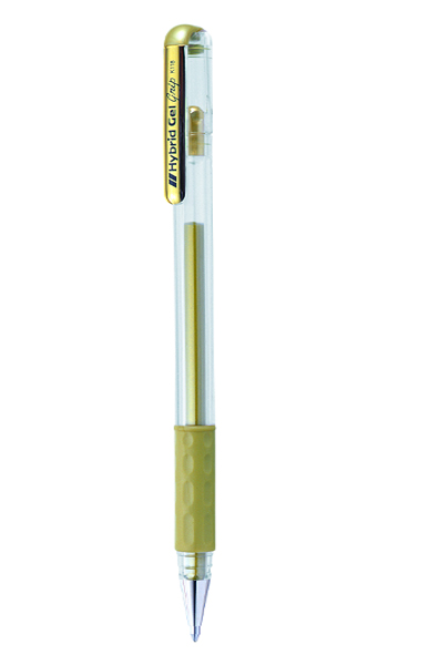 BOLIGRAFO MED. HYBRID G.METAL ORO PENTEL