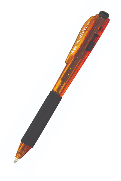 BOLIGRAFO MED. WOW GEL NARANJA RT PENTEL