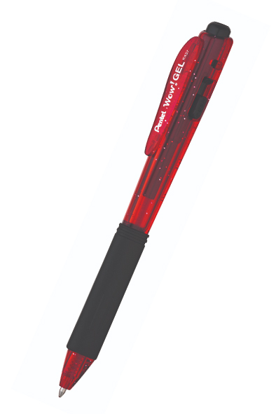 BOLIGRAFO MED. WOW GEL ROJO    RT PENTEL