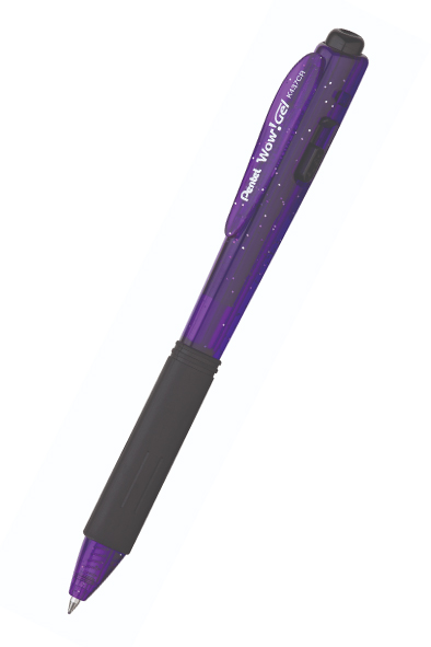 BOLIGRAFO MED. WOW GEL VIOLETA RT PENTEL