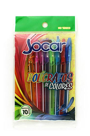 BOLIGRAFO MED. JOCAR SURT. C/10          636820 743436 BC10