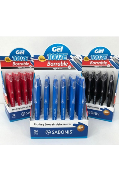 BOLIGRAFO MED. 1007E   GEL ROJO  SABONIS