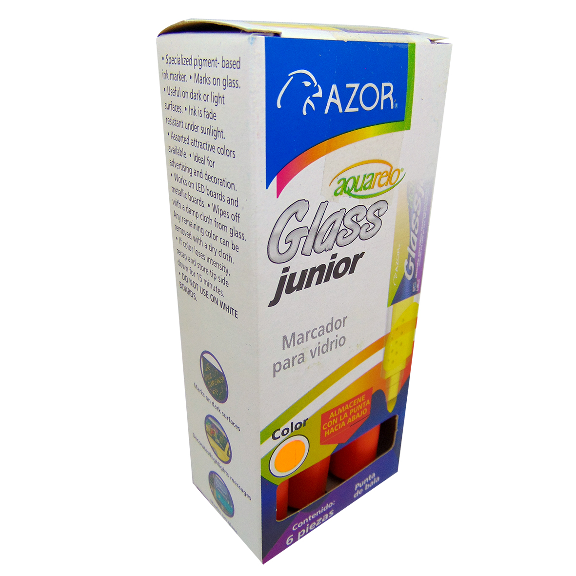 MARCADOR P/CRISTAL NJA  AQUARE.GLASS JR.