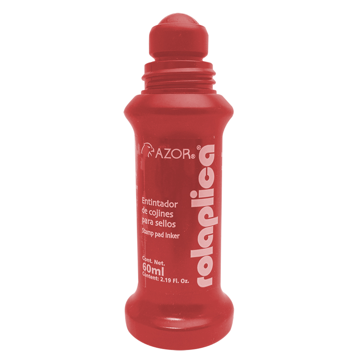 TINTA P/SELLO ROJO ROLAPLICA  587RO AZOR