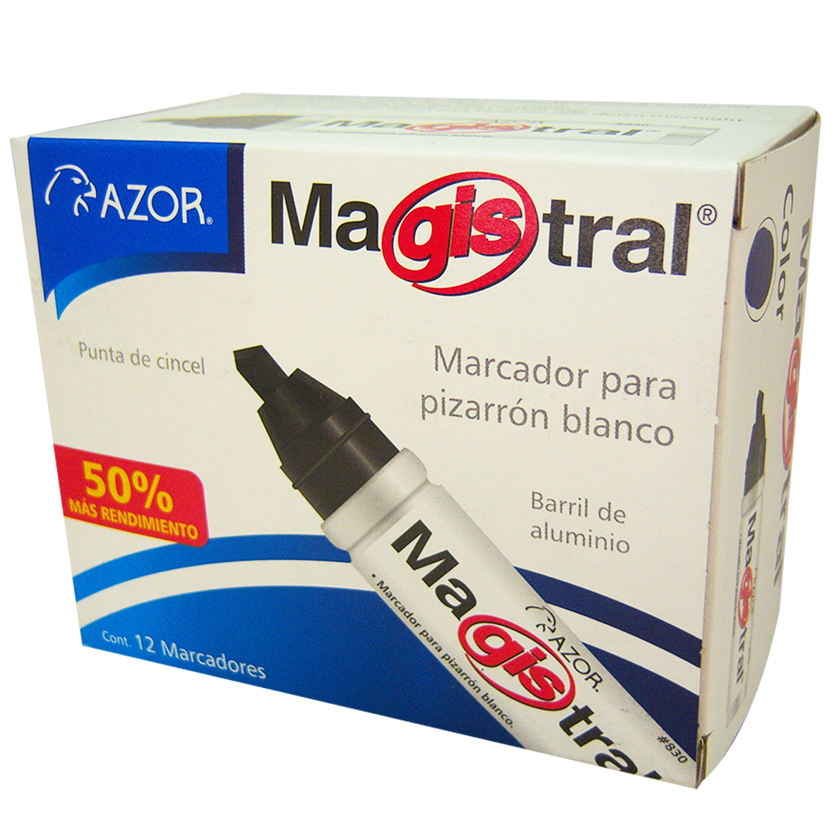 MARCADOR P/PIZARRON AZ.83012 C/12   AZOR