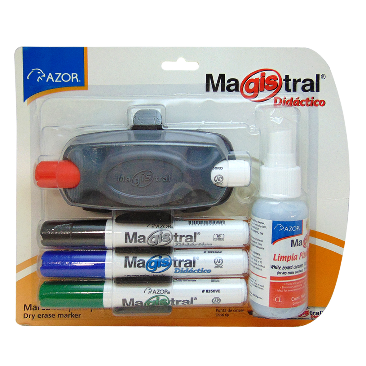 MARCADOR P/PIZARRON    8350K C/04 MAGIST