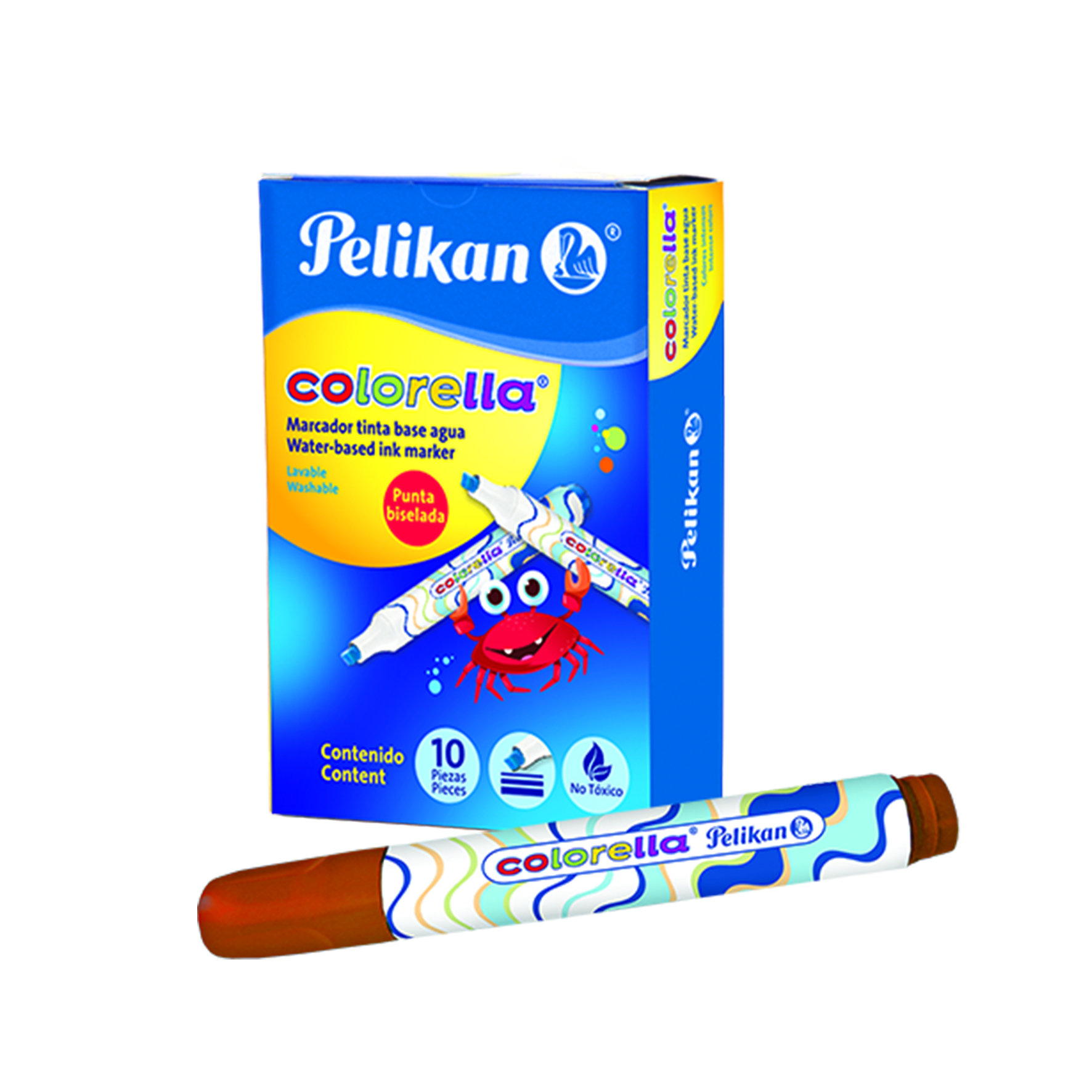 MARCADOR AGUA COLORELA CAFE CL   PELIKAN 213315 207833