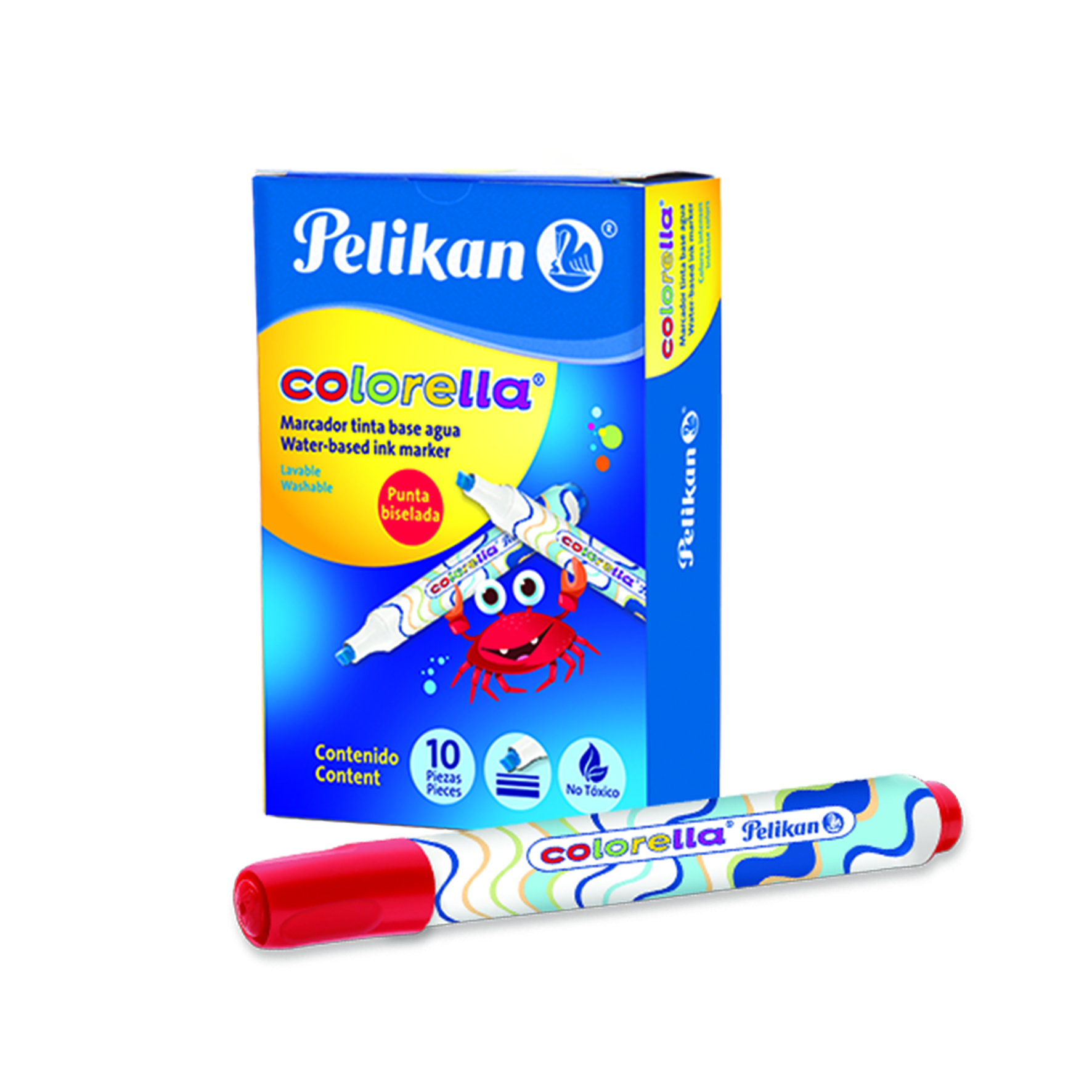 MARCADOR AGUA COLORELA ROJO      PELIKAN 213322 205174