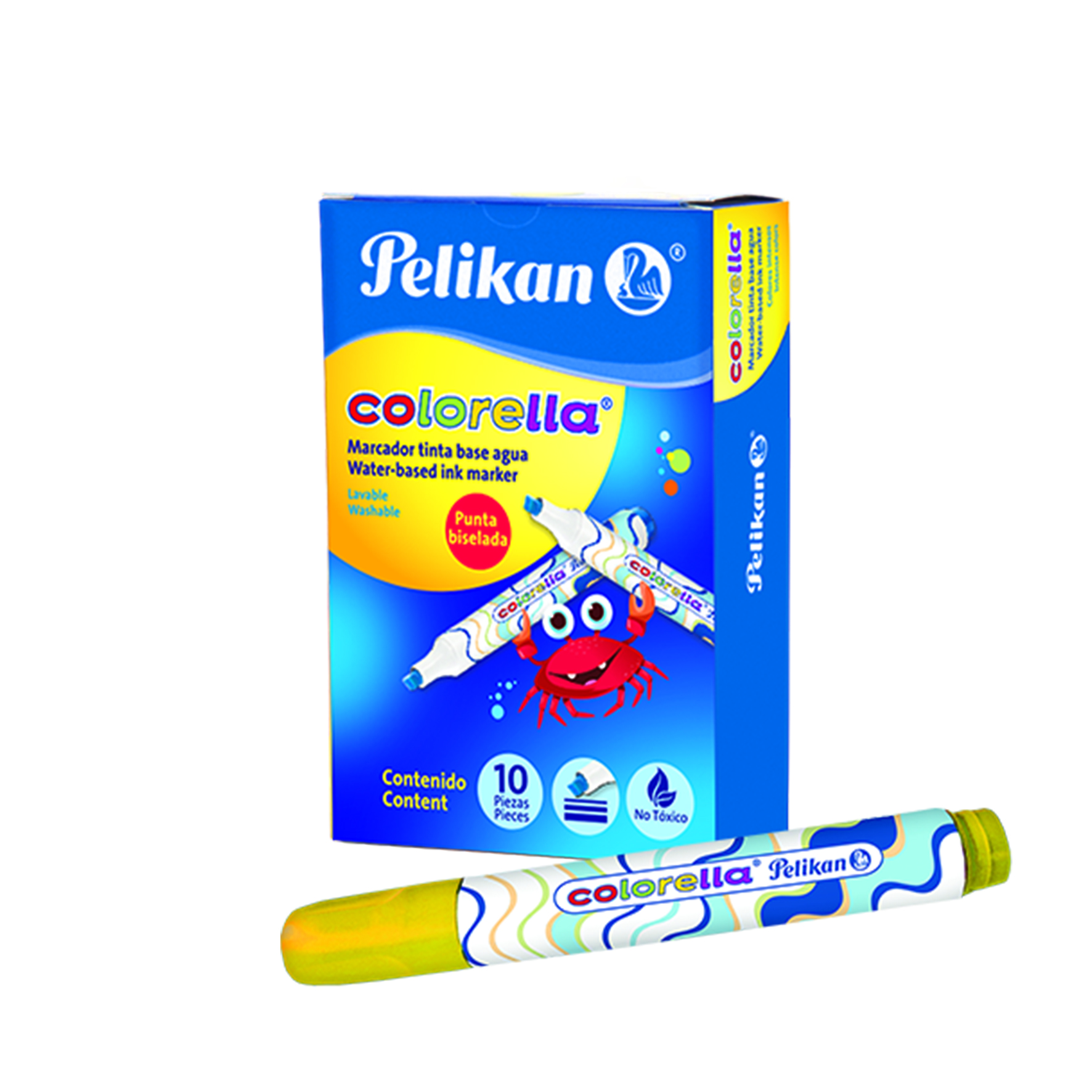 MARCADOR AGUA COLORELA AMARILLO  PELIKAN 205181 213346