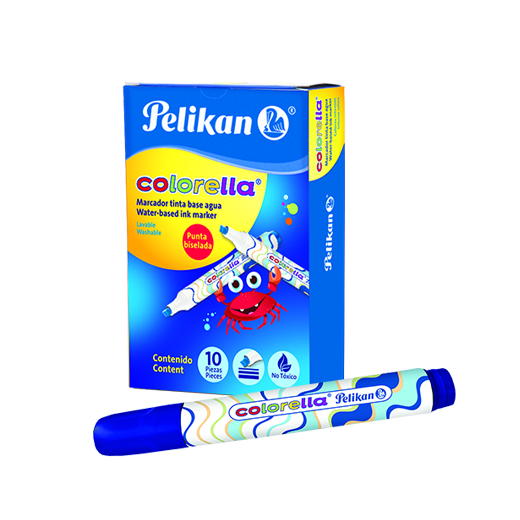 MARCADOR AGUA COLORELA AZUL OB.  PELIKAN 213377 205204