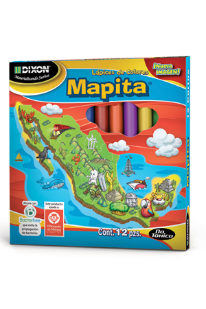 LAPIZ DE COLOR C/12 CORT.MAPI.C/10 DIXON