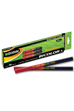 LAPIZ BICOLOR  JUMBO        C/010  DIXON