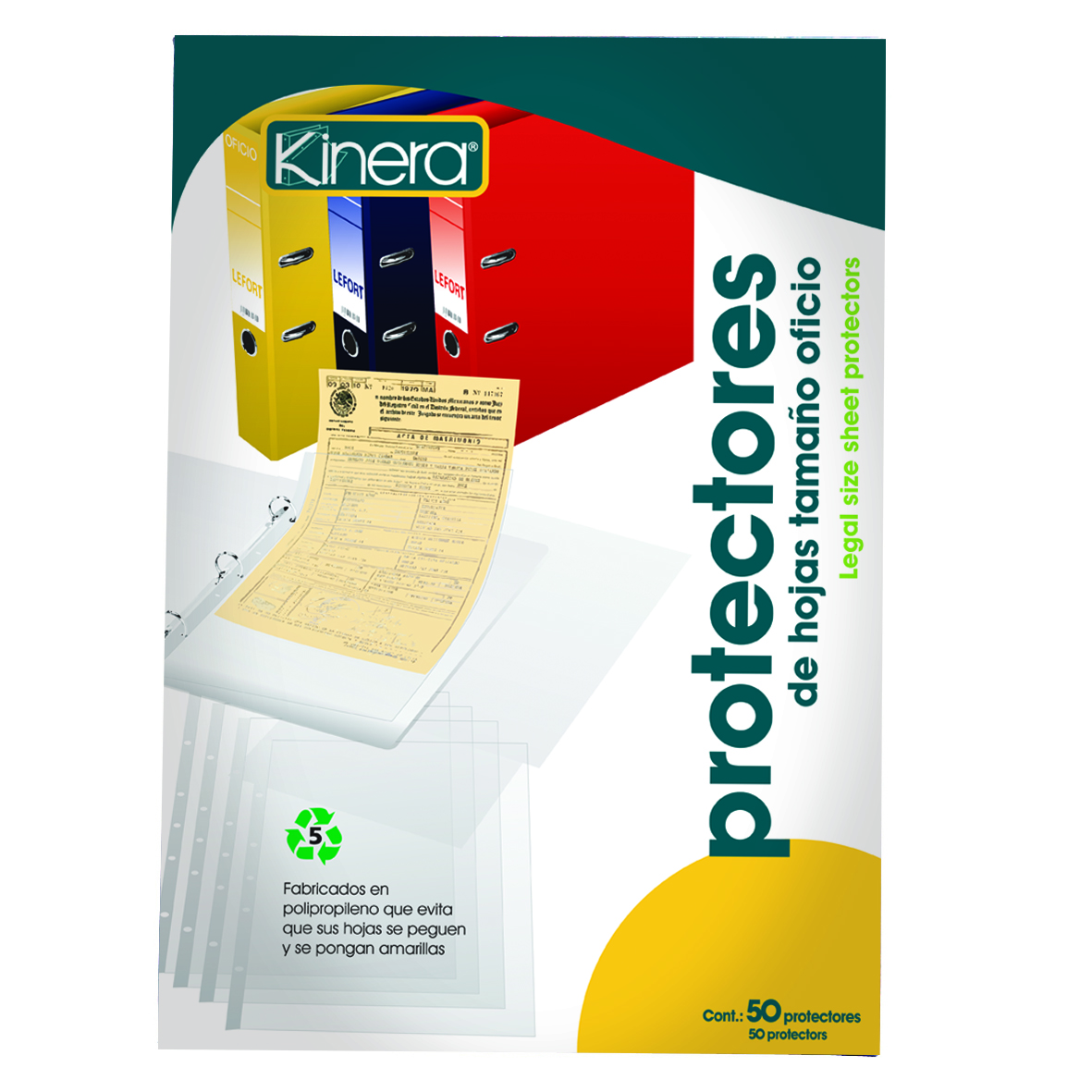 PROTECTOR P/HOJAS T/O 050H    363 KINERA