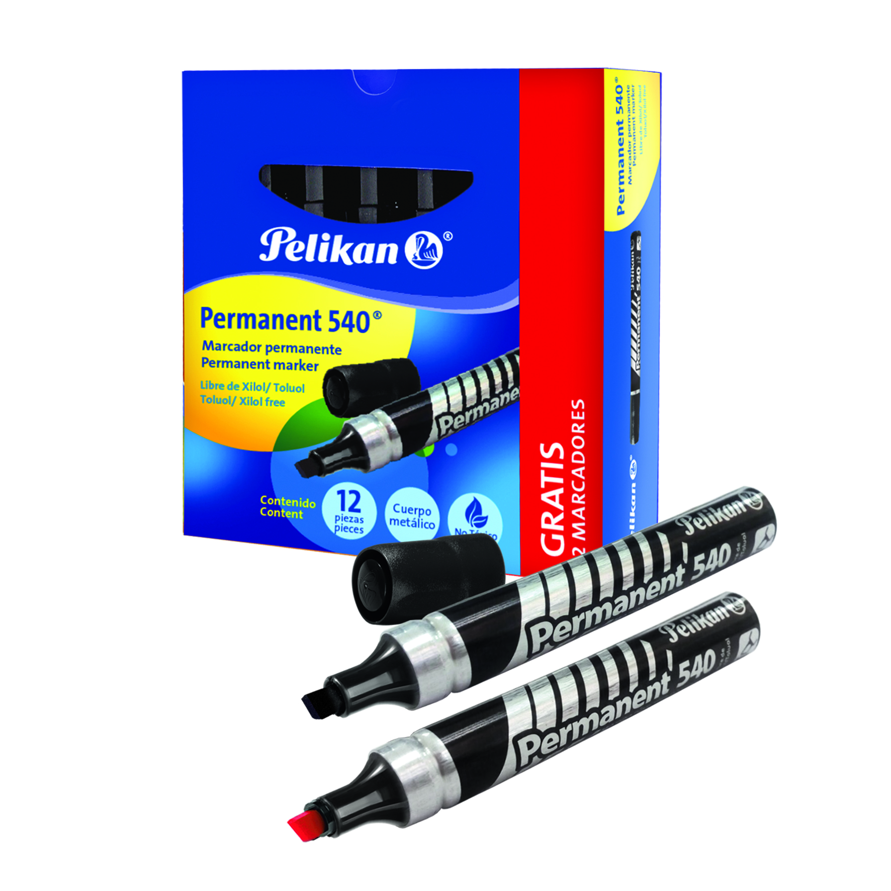 MARCADOR PERMANENTE 540 AZ.AL.C/10+2 PEL