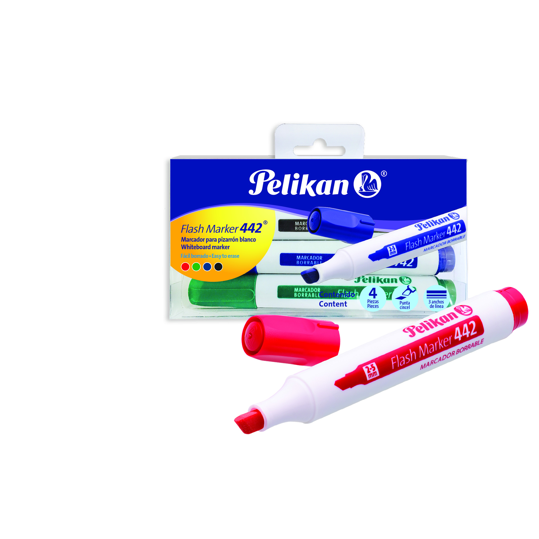 MARCADOR P/PIZARRON      442 C/04 PELIKA