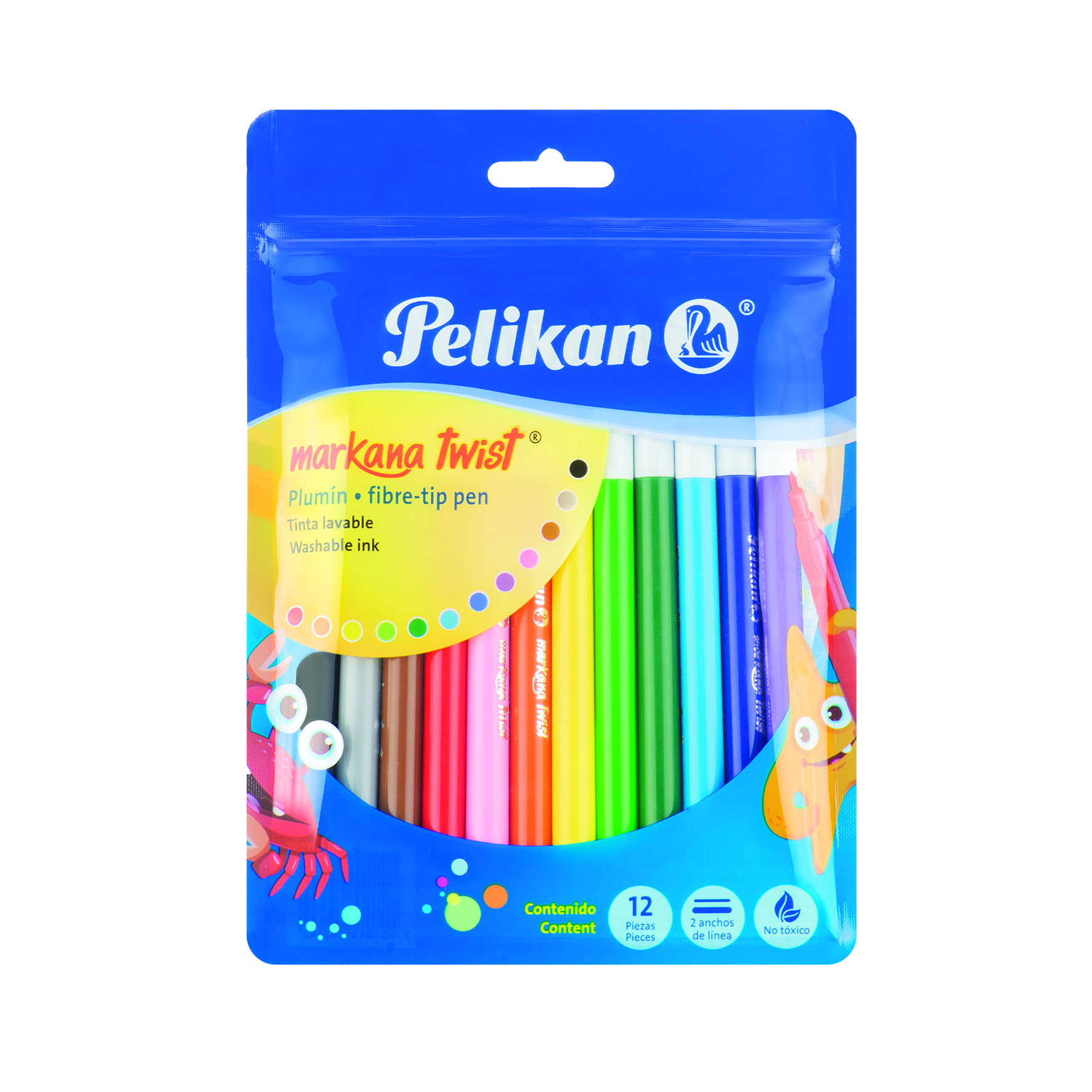 PLUMIN LAV. COLORELLA STAR C/12  PELIKAN