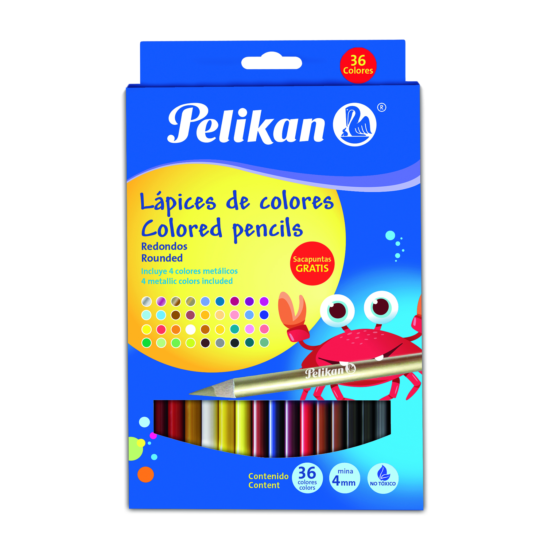 LAPIZ DE COLOR C/36 LARGOS       PELIKAN