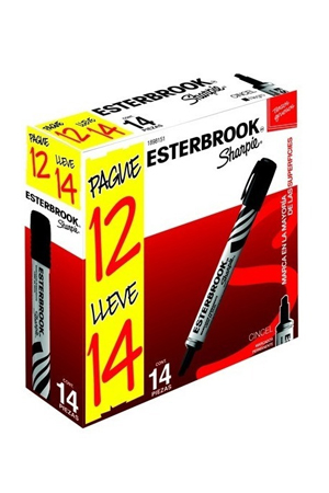 MARCADOR PERMANENTE ESTERB.NG.C/12+2 SHA