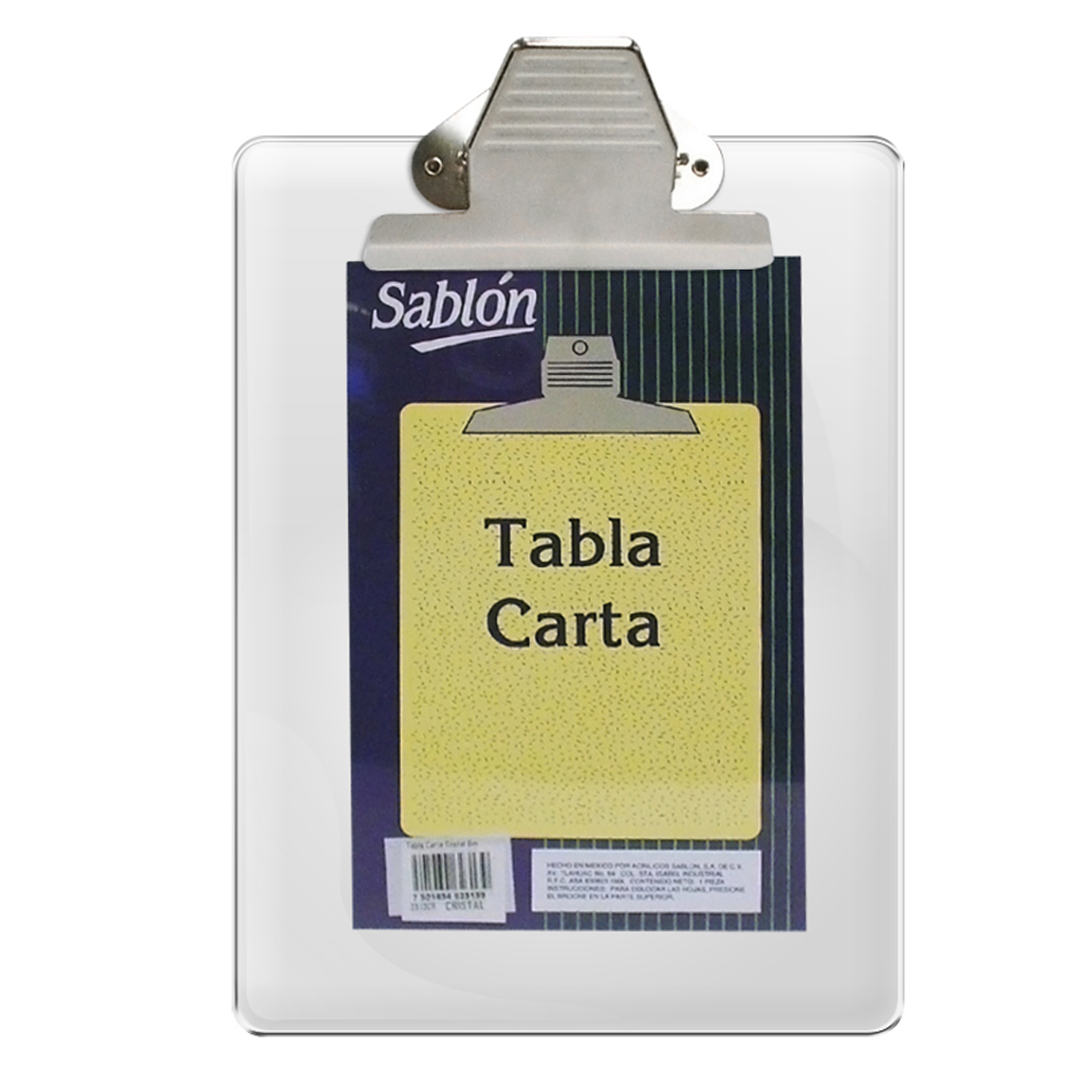 TABLA AGARRA PAPEL CTA CLIP M.TRANS. SAB