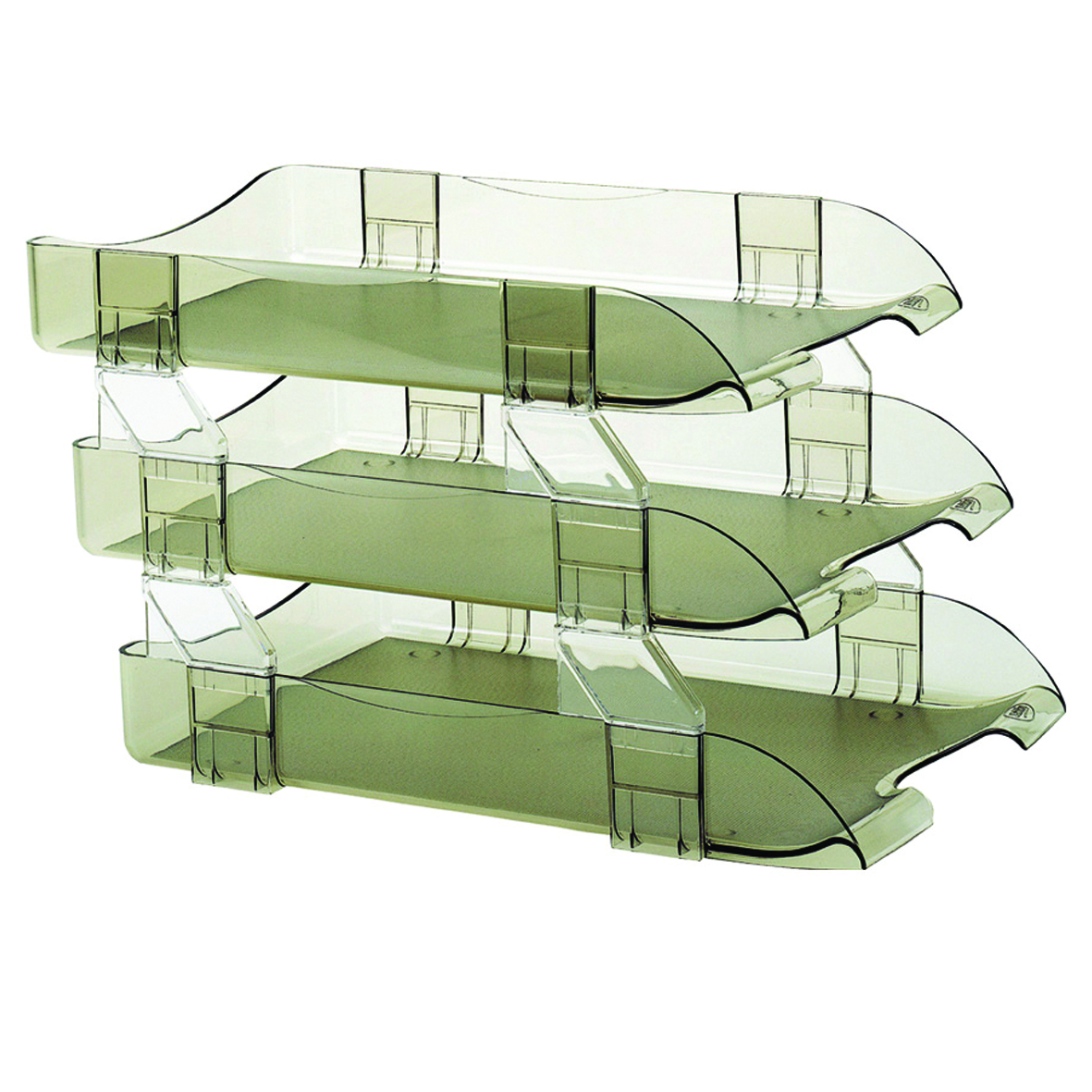 PAPELERA PLAST. T/O TRIPLE HUMO   SABLON