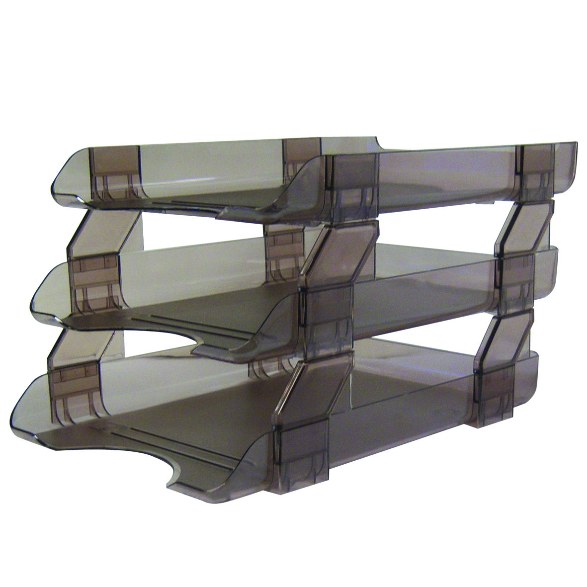 PAPELERA PLAST. T/C TRIPLE HUMO   SABLON