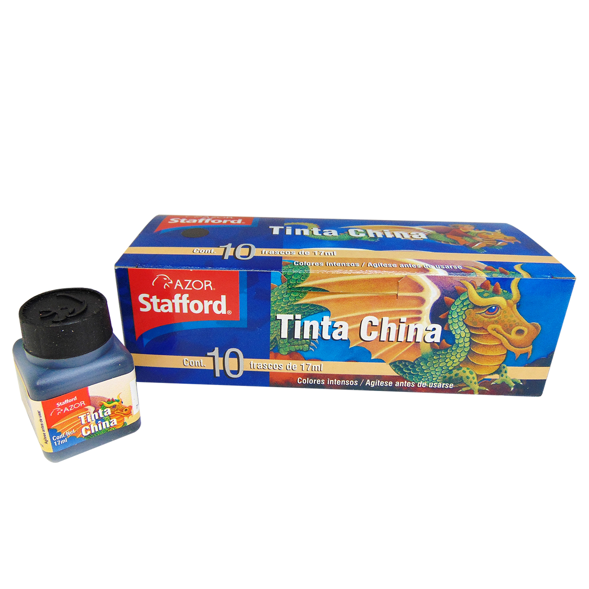 TINTA CHINA NEGRO     #13 17ML  STAFFORD